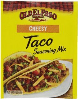 Old El Paso Seasoning, Cheesy Taco, 1 Ounce (Pack of 32)  Mexican Seasoning  Grocery & Gourmet Food