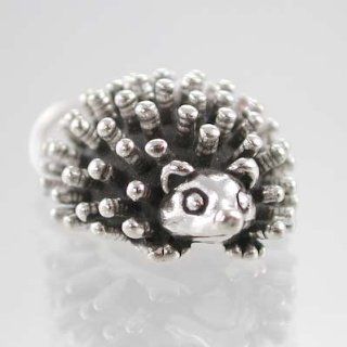 Three Dimensional Hedgehog Charm in Sterling Silver, #9512 Taos Trading Jewelry Jewelry