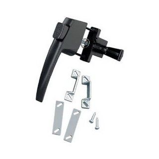 HAMPTON PRODUCTS WRIGHT VF333BL Hang Button Latch, Black   Screen Door Hardware  
