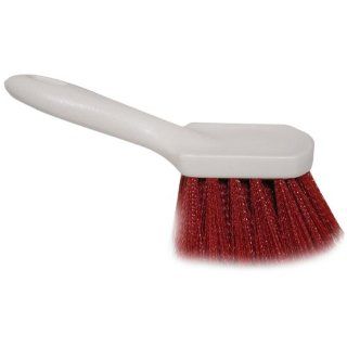 Regal 90111 Polyester Foodservice Utility Scrub Brush, 9" Length, Red (Case of 12) Cleaning Brushes