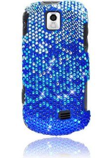 Samsung M910 Intercept Full Diamond Graphics Case   Blue Waterfall (Free HandHelditems Sketch Universal Stylus Pen) Cell Phones & Accessories