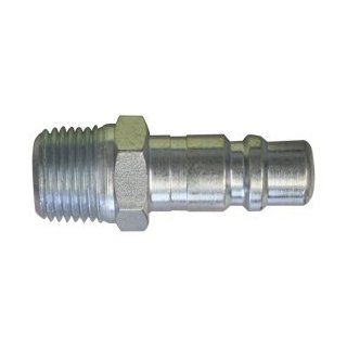 Interstate Pneumatics CPH881 1/2 x 1/2 Inch MPT Industrial Coupler Plug   Air Tool Fittings  