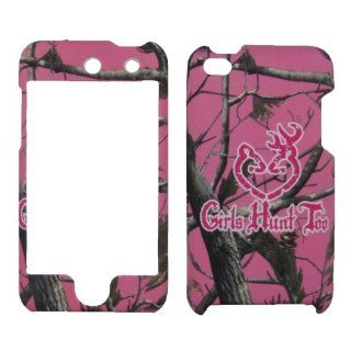 Apple Ipod Touch 4th Generation 4g 4 8gb 32gb Girls Hunt Too Camo Pink Tree Hunting Hard Snap on Crystal Skin Case Cover Ac Cell Phones & Accessories