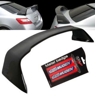 06 09 Honda Civic 2DR Coupe MUG Style Trunk Spoiler Wing with Emblems Automotive
