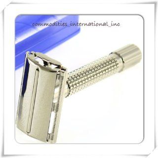 Classy and Stylish New Superb Gillette Patent Weishi Chrome Plated Double Edge Razor Set 