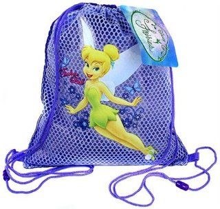 Small Purple Tinkerbell Drawstring Backpack   Tinkerbell Drawstring Bag Toys & Games