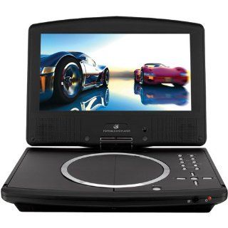GPX PD908B 9" TFT Black Portable DVD Player with Remote Control Electronics