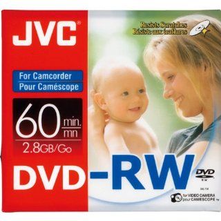 JVC 2.8GB Rewritable Mini DVD RW for Camcorders Electronics