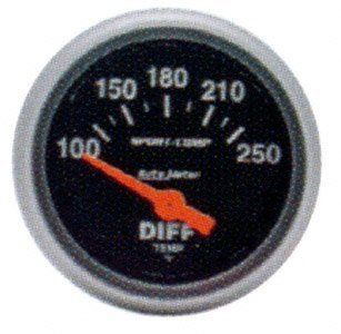 Auto Meter 3349 Sport Comp Electric Differential Temperature Gauge Automotive