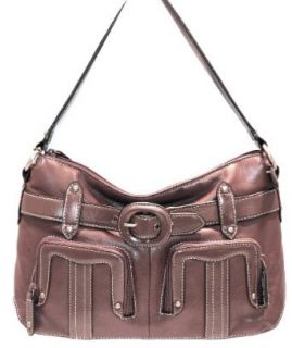 Strada Brown Leather Cargo Style Bag Handbag Purse Clothing