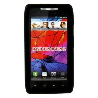 Motorola XT912 Droid RAZR Silicone Skin, Black [Electronics] Cell Phones & Accessories