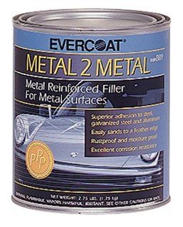 Fibreglass Evercoat 889 Metal 2 Metal Aluminum Reinforced Filler   Quart Automotive