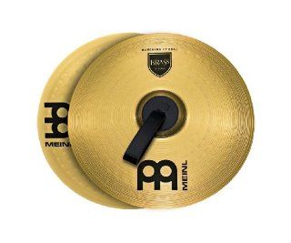 Meinl Cymbals MA BR 13M Brass 13 Inch Marching Cymbal Pair with Straps Musical Instruments