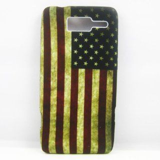 New USA US Flag American Flag TPU Soft Case Cover Skin For Motorola XT890 RAZR i Cell Phones & Accessories