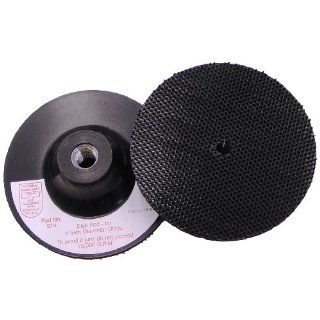3M Disc Pad Holder 914, Hook and Loop, 4" Diameter, 1/8" Thick, 1/2 13 Thread, Black (Pack of 1)