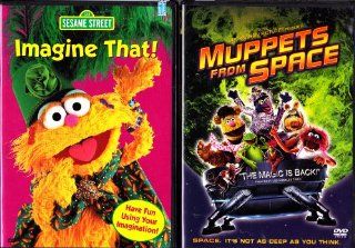 Muppets From Space , Imagine That  Jim Henson Sesame Street 2 Pack Collection Movies & TV