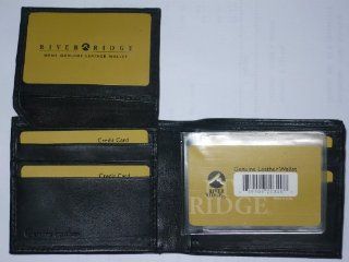 River Ridge Men's Genuine Leather Flip Up twofold Wallet 