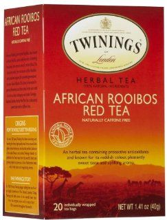 Twinings African Rooibos Red Tea, 20 Count Tea Bags (Pack of 6) ( Value Bulk Multi pack) Health & Personal Care
