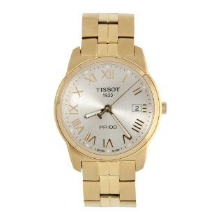 Tissot Men's T0494103303300 PR100 Silver Dial Watch at  Men's Watch store.