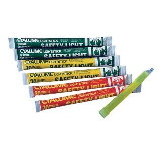 Jackson Safety 20770 Green Cyalume 12 Hour Lightstick, 6" Length (Pack of 10) Industrial Warning Signs