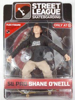 Street League Skateboarding Pro Shane O'Neill (Black Jersey) Flex Figure Series 1 Target Exclusive Toys & Games