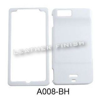 Motorola Droid X MB810 Non Slip White Case Cover Skin New Housing Protector Hard Cell Phones & Accessories