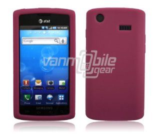 VMG Samsung Captivate i897 Silicone Skin Case Cover   ROSE RED Premium 1 Pc F Cell Phones & Accessories