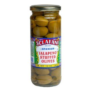 3 Jars Sclafani Jalapeno Stuffed Colossal Martini Olives  Green Olives Produce  Grocery & Gourmet Food