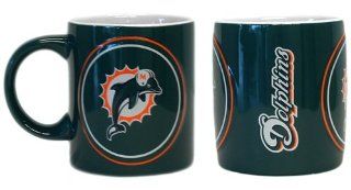 Miami Dolphins Coffee Mug   14oz Sculpted Warm Up  Sports & Outdoors