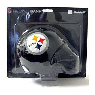 Pittsburgh Steelers Mini Football Helmet Coin Bank Sports & Outdoors