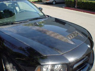 2005 2009 Dodge Charger SRT8 Style Carbon Fiber Hood Automotive