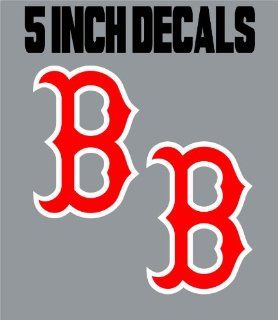 50 Qty 5" Boston Red Sox Decal Sticker   Wall Decor Stickers  