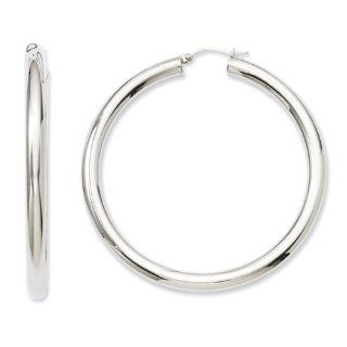 Chisel   Stainless Steel Polished Hoops Jewelry
