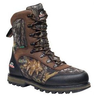Mens Mossy Oak Camo Boots Waterproof Insulated MO 9" Hiker Hunting 8 1/2  Camouflage Hunting Apparel  Sports & Outdoors