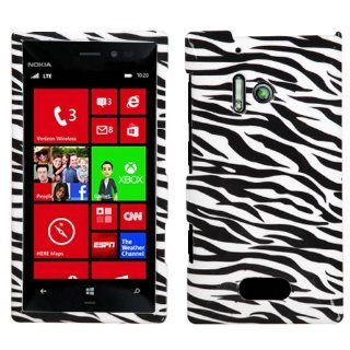 Zebra Print Protector Case for Nokia Lumia 928 (Laser) Cell Phones & Accessories