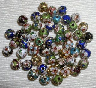 100 8mm Handmade Mix Cloisonne Beads By BriannaBeads