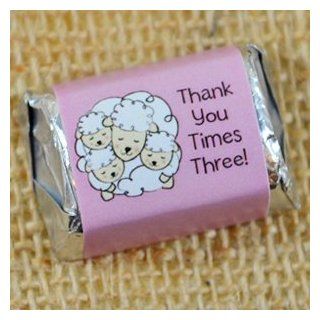 Girl Triplets Baby Shower Mini Candy Wrappers Health & Personal Care
