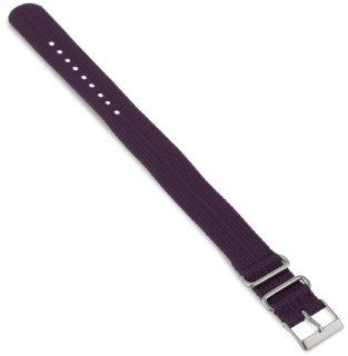 Timex T7B908 Weekender 20mm Purple Nylon Slip Thru Watch Strap Timex Watches