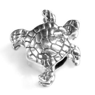 .925 Sterling Silver Sea Turtle Love Ocean Enviorment Protection Bead For European Story Charm Bracelet Jewelry