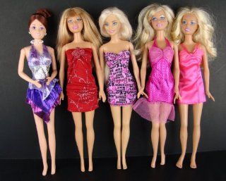 Group of 5 Outfits Very Fun and Fancy Made to Fit the Barbie Doll Toys & Games