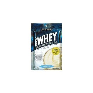 Biochem 100% Whey Protein "Vanilla" Single Serving Packs 28.2 Grams, 10 Count Health & Personal Care