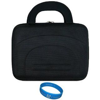 Black Nylon Cube Carrying Case for D2 Pad (D2 912) 9 inch Android Tablet + SumacLife TM Wisdom Courage Wristband Computers & Accessories