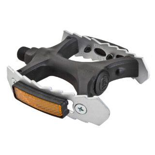 Origin8 Replacement Pedals for Cutler (VP935)   9/16", Black/Silver  Bike Pedals  Sports & Outdoors
