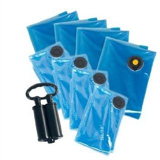 Vacuum Storage Bag 8PCS +1 double Air Pump For Bedding and Clothes   Laundry Bags