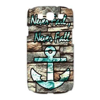 Vintage Fashion Anchor Case for Samsung Galaxy S3 I9300/I9308/939 (3D),Plastic Phone Case Cover for Friends Cell Phones & Accessories