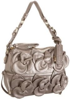 Cynthia Rowley Fleur Pearl Small Shoulder Bag, Gray, one size Shoulder Handbags Shoes