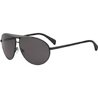 Giorgio Armani 919/S Men's Aviator Full Rim Sports Sunglasses/Eyewear   Shiny Black/Dark Gray / Size 63/10 135 Automotive