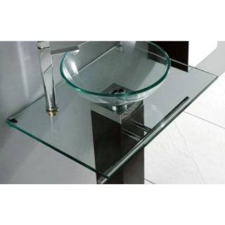 Rimini 28" Glass Vanity Top   Vanity Sinks  