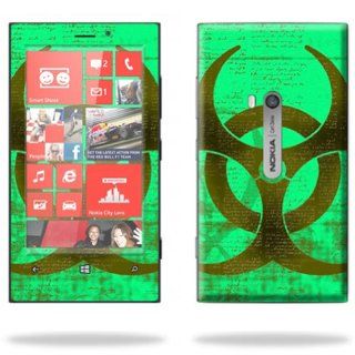 MightySkins Protective Skin Decal Cover for Nokia Lumia 920 Cell Phone AT&T Sticker Skins Biohazard Cell Phones & Accessories