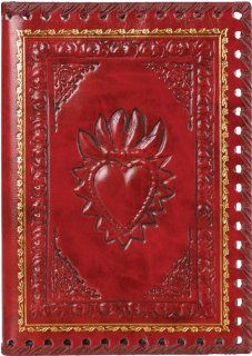 Eccolo Made in Italy 6 x 8 Inches Refillable Romance Journal, Red Heart  Appointment Books And Planners 